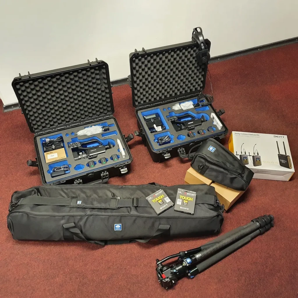 Video equipment assembly according to customer needs
