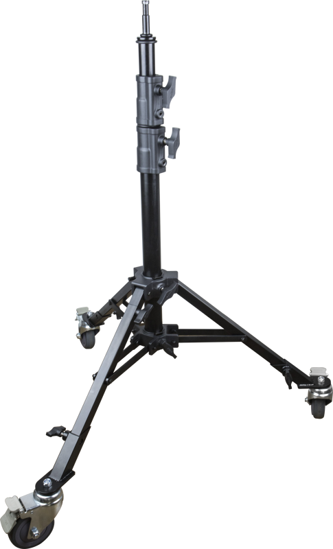 Monitor stand II is primary designed for securely mounting your monitor on set or location. The welded 16mm (5/8”) baby pin is also ideal for lighting fixture or any equipment comes with a 16mm (5/8”) baby receiver.