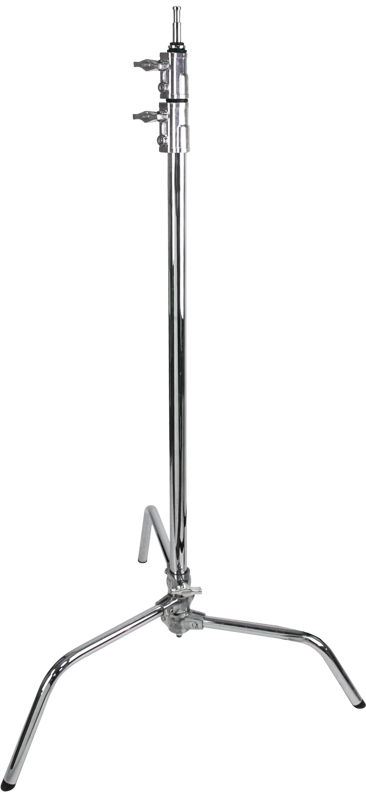 Chrome plated steel for silver.Powder coated steel for black.
