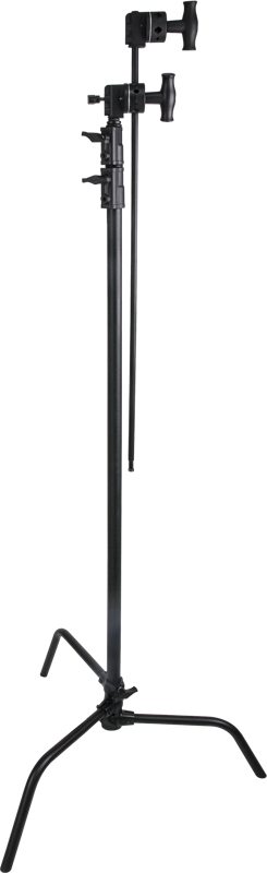 The Kupo Master C Stand with Turtle Base features a unique innovation in the world of C Stands that enables the still or moving image-maker of any skill level to open and collapse the legs of the base in under two seconds!