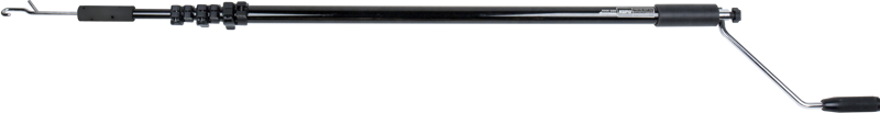 Kupo Telescopic Operating Pole is made of aluminum alloy tube with black anodized surface finish. Constructed of four sections with three risers.