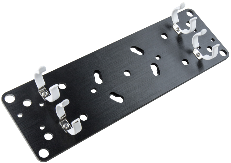 Made of lightweight aluminum.