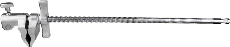 17.5" Super viser clamp has a 5/8" spigot to mount lighting fixtures or grip accessories. Hexagonal receiver on the base to mount accessories that work with Convi clamp providing added mounting options.