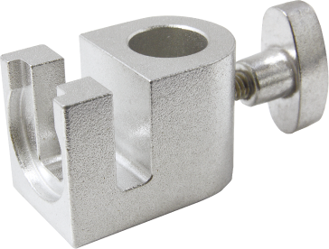 Lightweight aluminum Petite Clamp for 16mm (5/8”) tube.