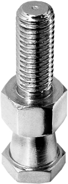The M10 x 25 Stud is a convi clamp adapter. The Hex-end design prevents unexpected rotation.