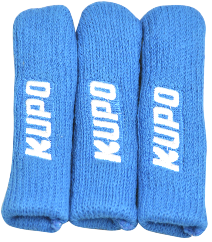 This clever elastic stand leg protector set with embroidered Kupo logos is designed to protect the floor or surface under the stand and also helps guard against impacts.