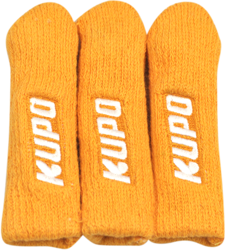 This clever elastic stand leg protector set with embroidered Kupo logos is designed to protect the floor or surface under the stand and also helps guard against impacts.