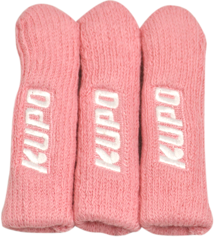 This clever elastic stand leg protector set with embroidered Kupo logos is designed to protect the floor or surface under the stand and also helps guard against impacts.