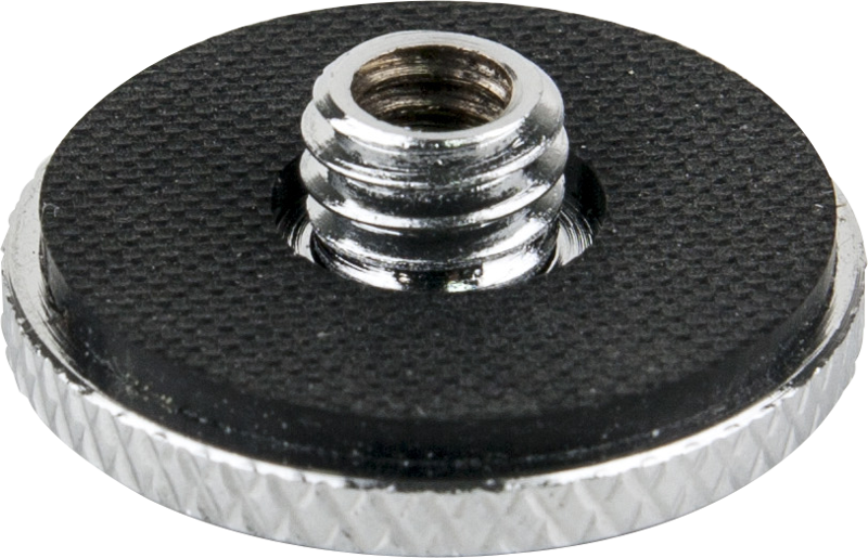 Kupo Female 1/4"-20 to Male 3/8"-16 Thread Adapter w/1.18" Flange is also known as a reducing bushing. It is perfect for converting a 3/8"-16 female thread to a 1/4"-20 female thread.
