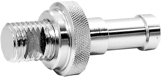 Lightweight aluminum 5/8” Male Adapter