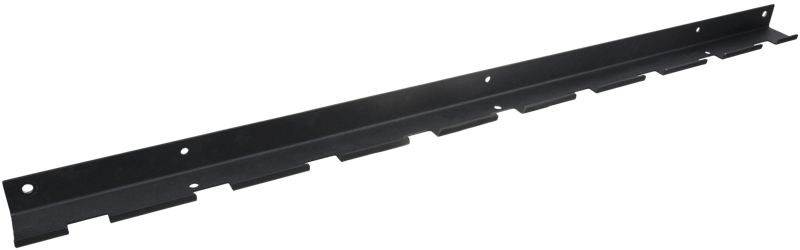 Built by robust steel with matte-black surface finish.