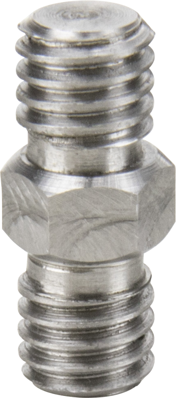 Stainless CNC 3/8’’-16 male threaded to 3/8’’-16 male threaded adapter with 25.4mm in length.