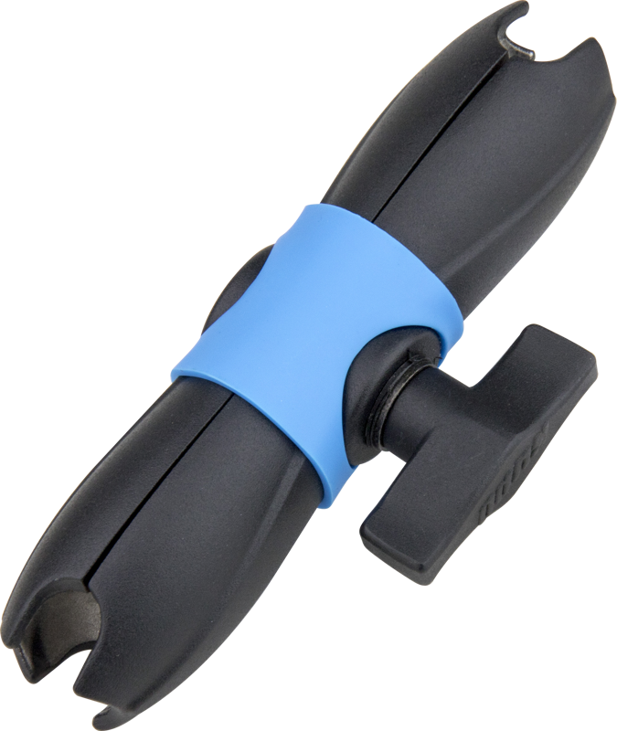 Super knuckle features a double socket arm and ball head in each end which can be locked by the centre knob. It offers an ultra-versatile solution for mounting and positioning.