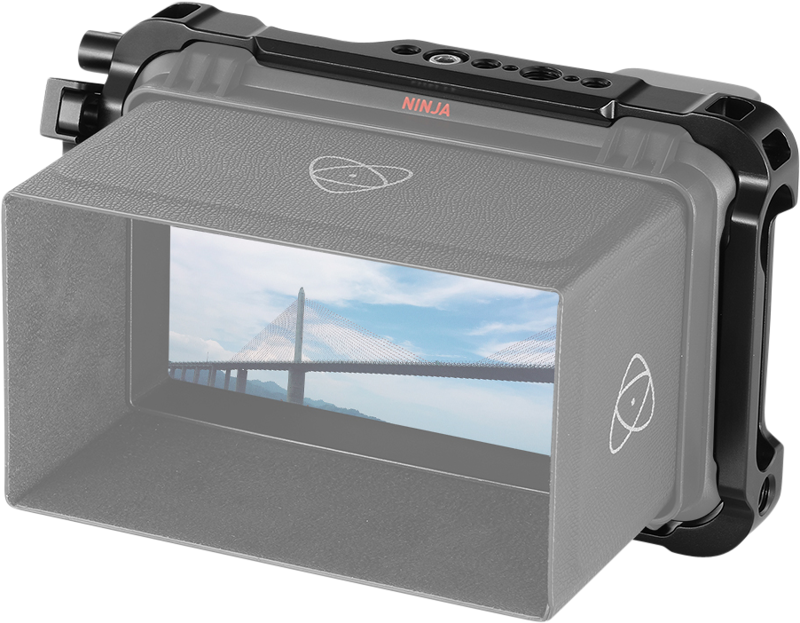 Designed with Atomos to provide an additional protective exo-skeleton for the monitor