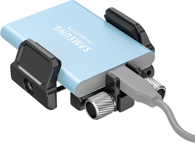 Designed to mount a SSD on cameras such as BMPCC 4K &amp 6K and Z Cam E2