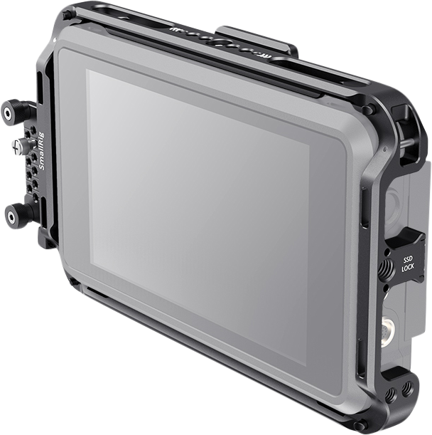 Provides an additional protective exo-skeleton for the monitor.
