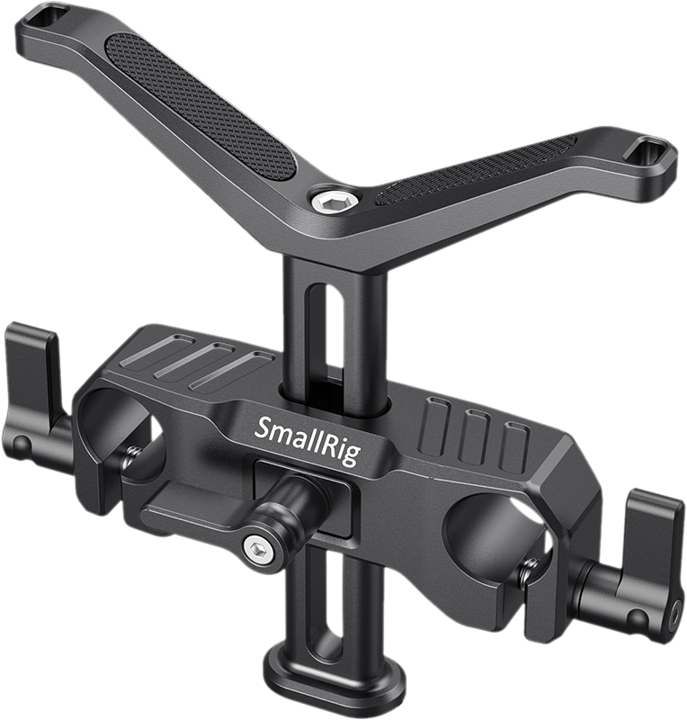 Designed to remove the weight stress from the camera's lens mount when your camera is mounted on separately available 15mm LWS rods.