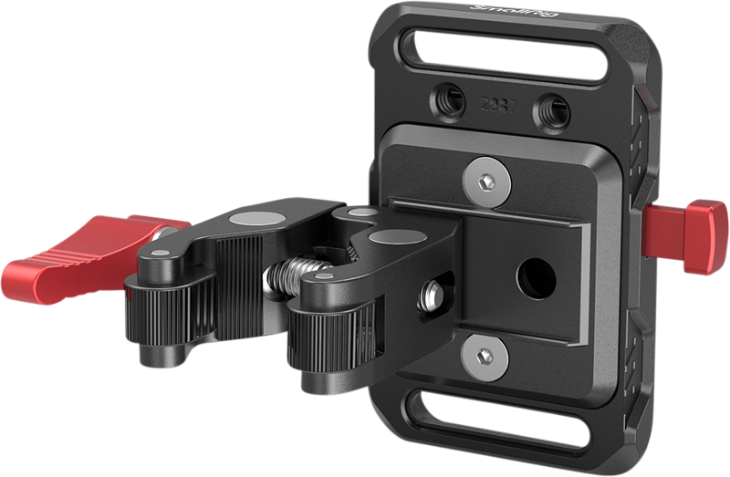 Utilizing a standard V-mount battery and fits most V-mount batteries