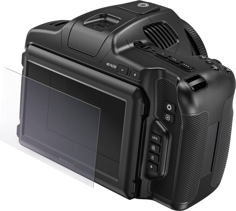 Designed to protect the camera LCD screen from fingerprints
