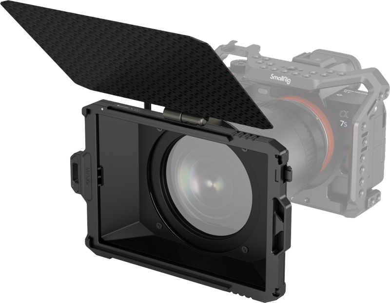 Designed for DSLRs and mirrorless cameras to prevent sunlight or other light from causing glare and flare and to control images on the screen.