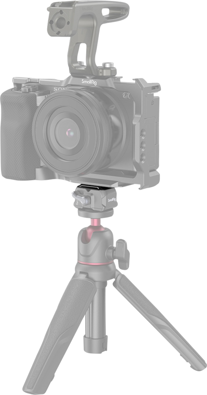 Includes one top plate (fits SmallRig 3731) and fits devices with 1/4"-20 threaded holes such as cameras