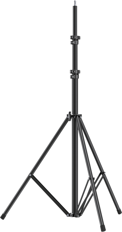 Air-cushioned design to protect lights and fingers from accidental descent. Freely adjustable height from 94cm to 280cm