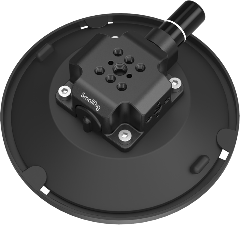 Consists of a 6" (15cm) suction cup mount