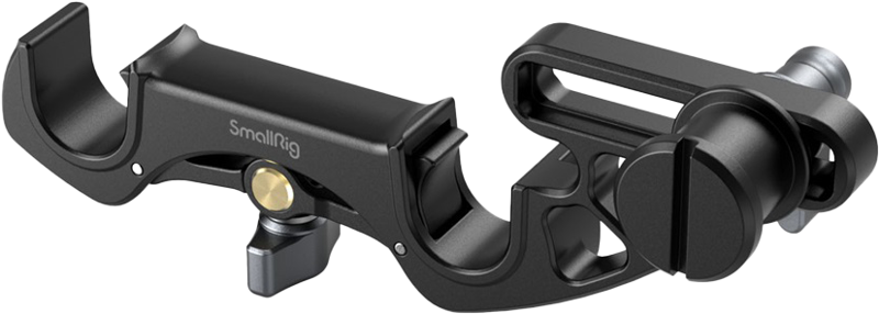 Designed to provide a lightweight solution to video shooting by quickly and firmly clamping 15mm rods.