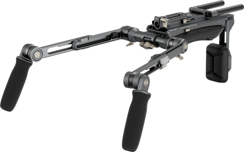 Designed for efficient shoulder shooting with enhanced comfort and convenience. Its innovative design allows for quick setup and adjustments in seconds.