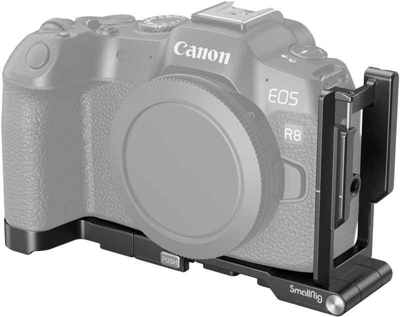 Facilitates quick switch between horizontal and vertical shooting while maintaining access to LCD flip screen. The Arca-Swiss side plate is quickly folded onto the bottom via a folding press button for horizontal shooting and stored as one small &amp portable piece of accessory.