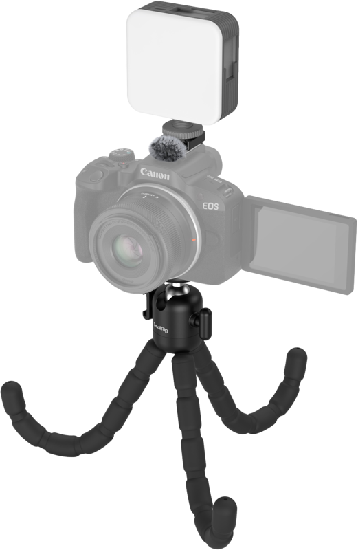 Designed to provide a lightweight yet portable Vlog shooting solution for content creators. It is perfect to achieve a high-quality recording