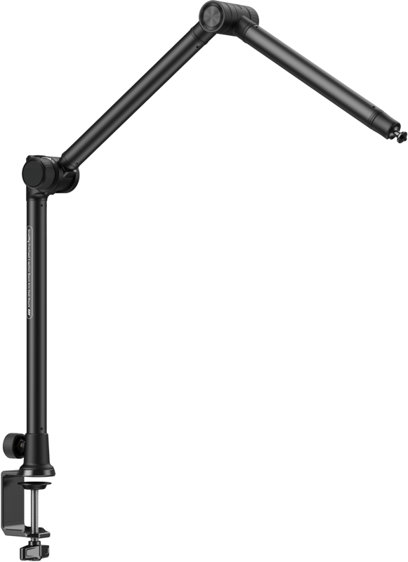 Consists of a 3-section desktop mount