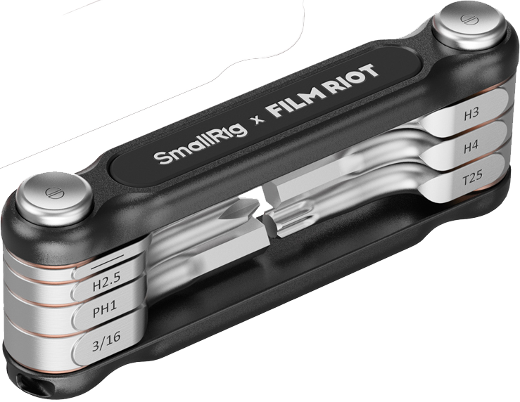 Designed specifically for photo and video creators. The 7-in-1 set features a folding design that ensures portability and convenience