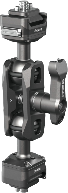 A compact and lightweight gadget with an exclusive patented quick-release slider slot. It also features roll pins positioning technology with a self-locking system that enables vertical locking and can bear loads up to 5.5kg