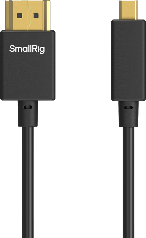 A high-quality HDMI cable (Micro HDMI to Full HDMI) specially designed for your camera rig.