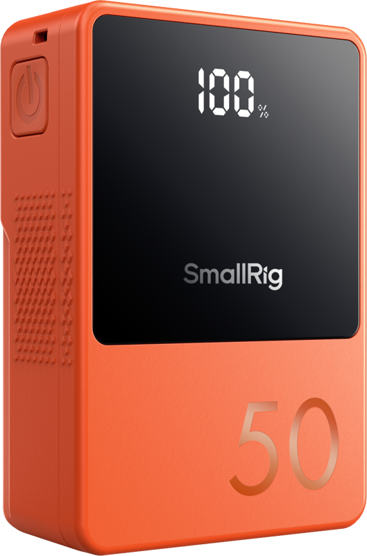 A compact V-mount battery featuring a highly integrated design that effectively reduces the battery's overall size