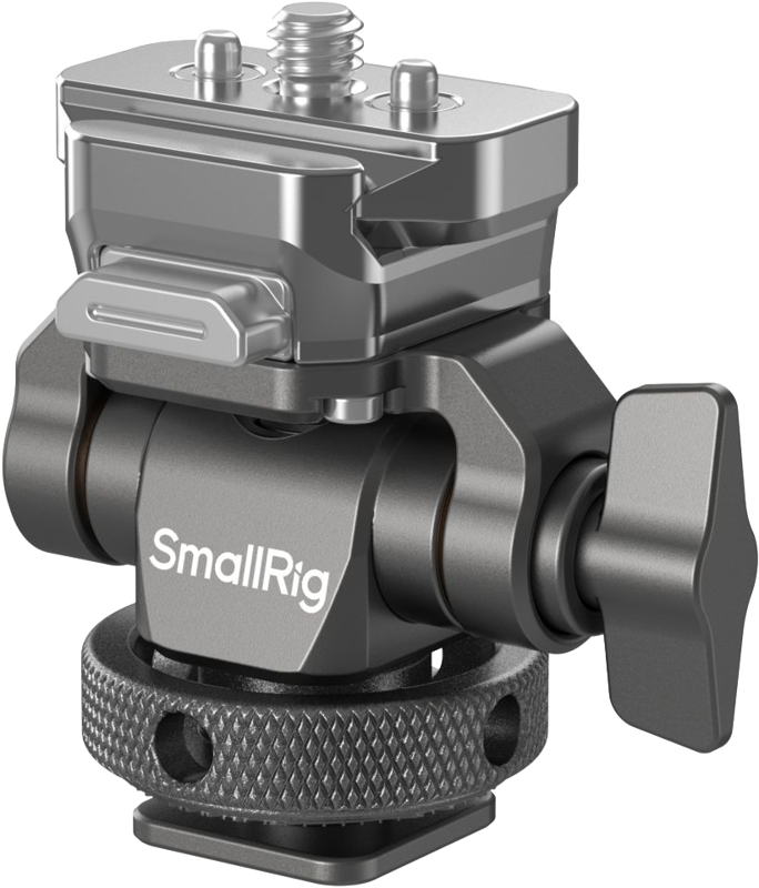 Consists of one quick release monitor bracket with a NATO clamp and one standard cold shoe mount. Featuring a top quick release design