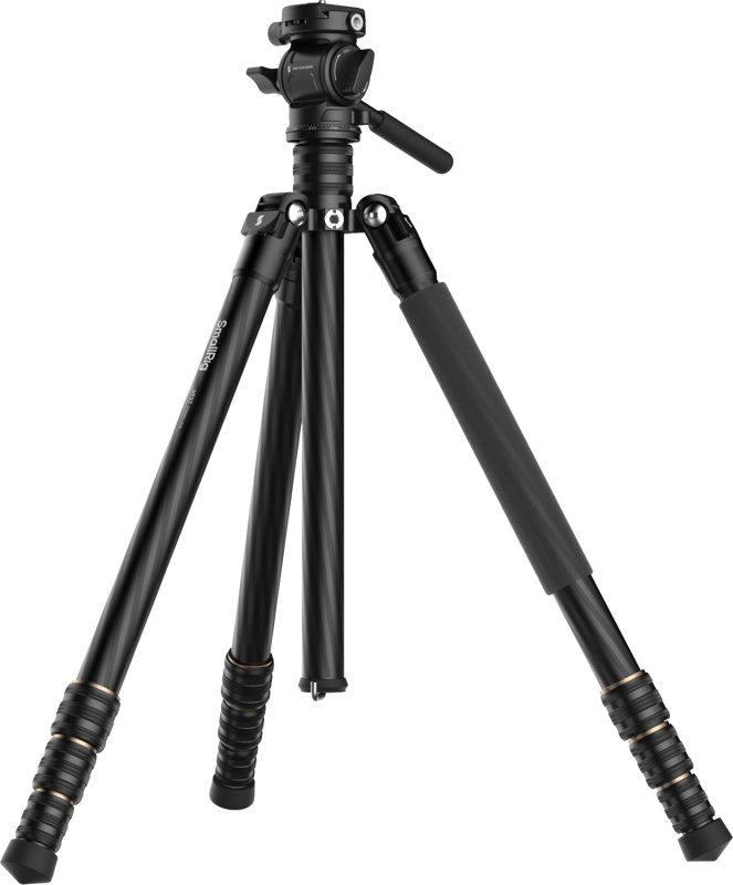 Specially designed for travel photography. It features reverse-folding carbon fiber legs and can be folded down to 44cm and have a center column to increase flexibility and hight. The 4-section legs with knob locks allow you to adjust the working height to up to 157cm in seconds