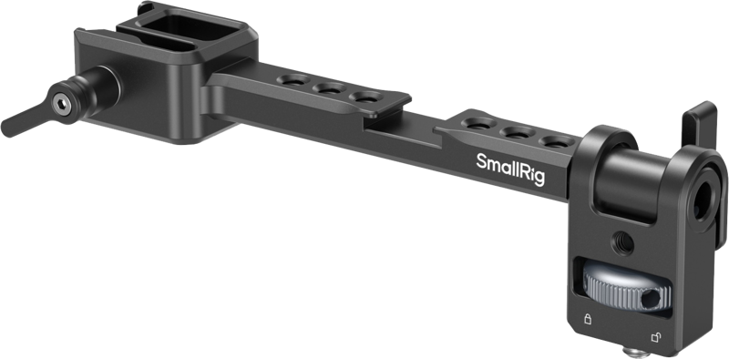 Designed for mounting monitors and photography accessories on the side of stabilizers. Featuring a NATO clamp