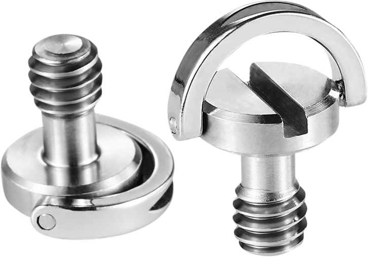 Quick Release Camera Fixing Screw with standard 1/4"-20 thread.
