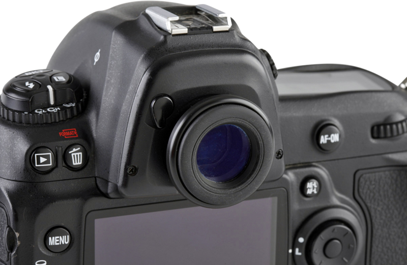 Waterproof eyepiece required for use with Think Tank Photo Hydrophobia rain covers.