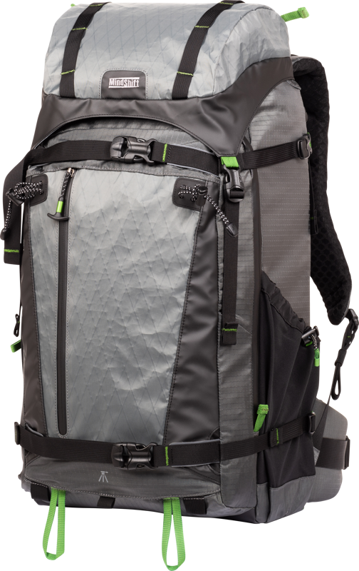 45 liters of available space provides ample room for both camera gear and adventure equipment