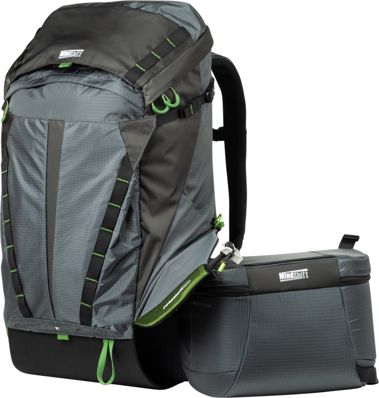 Rotation180® technology enables photographers to quickly access their camera without taking off the backpack.Simply rotate the integrated belt pack to the front of your body and your camera is at your fingertips. Snap the shot
