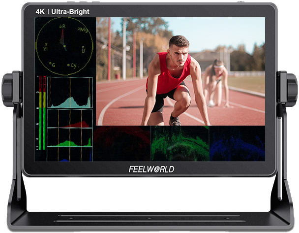 The 10.1" 4K Ultrabright Touchscreen HDMI Monitor from FeelWorld is an IPS LCD panel up to the task of displaying SD