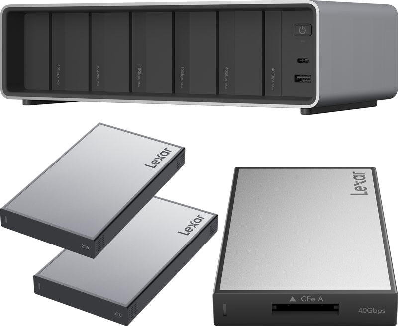 The Lexar Professional Workflow Bundle delivers the speed