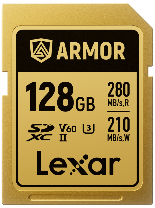 Write speeds up to 205MB/s let you capture every frame