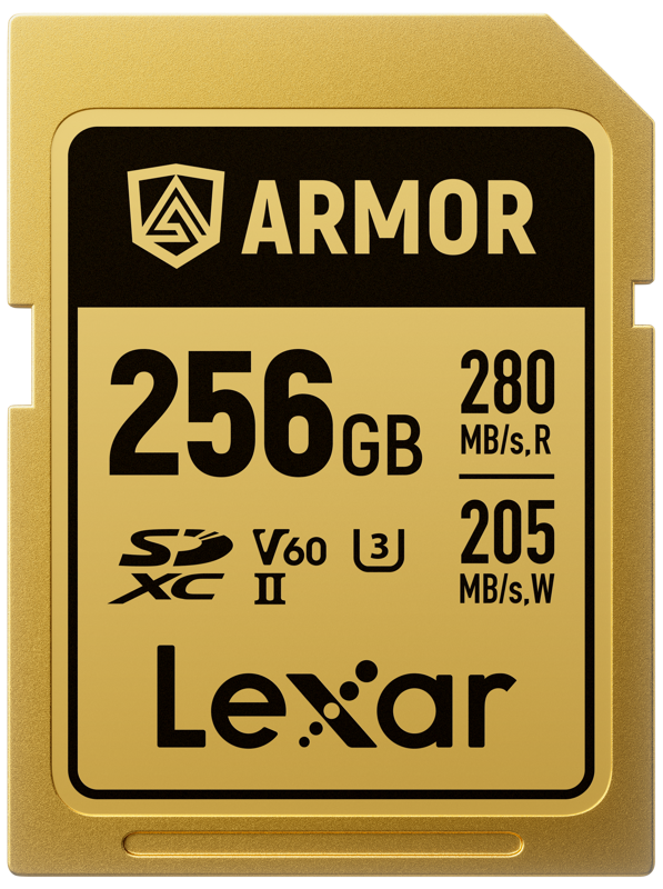 Write speeds up to 205MB/s let you capture every frame