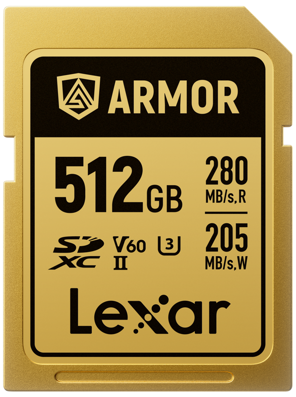 Write speeds up to 205MB/s let you capture every frame