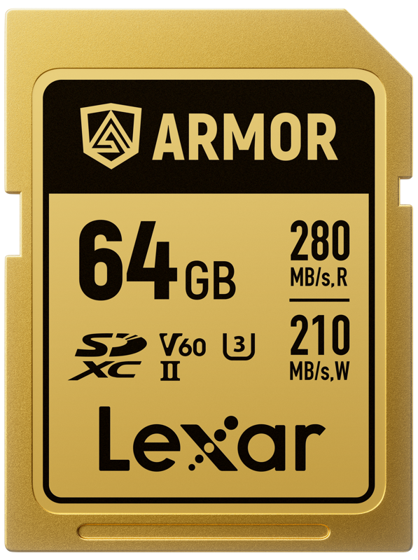 Write speeds up to 205MB/s let you capture every frame