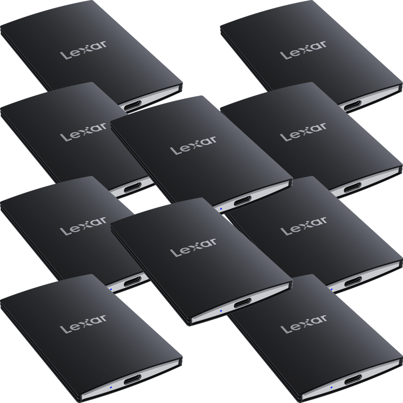 The Lexar SL500 Portable SSD delivers exceptional 2000MB/s read and 1800MB/s write to store and transfer large files fast. It features a super-slim